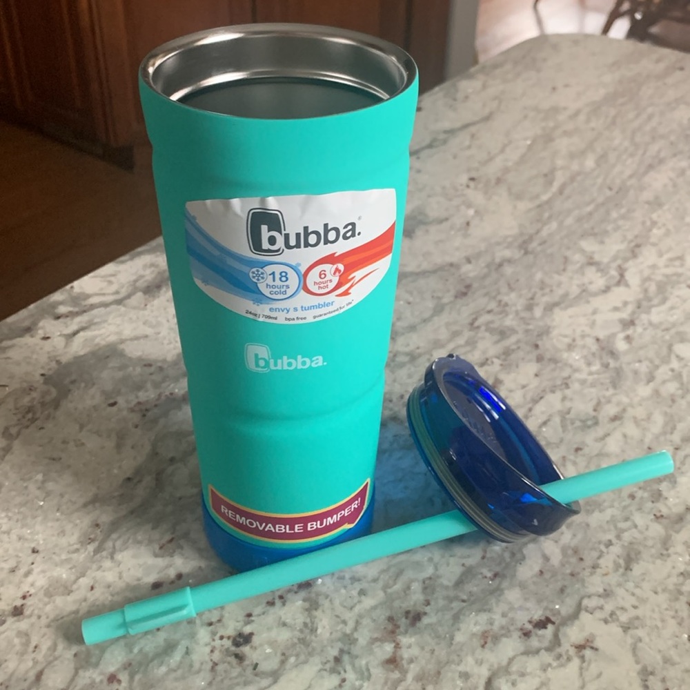 bubba Envy Stainless Steel Tumbler with Straw and Rubberized Bumper - Picture 5 of 11